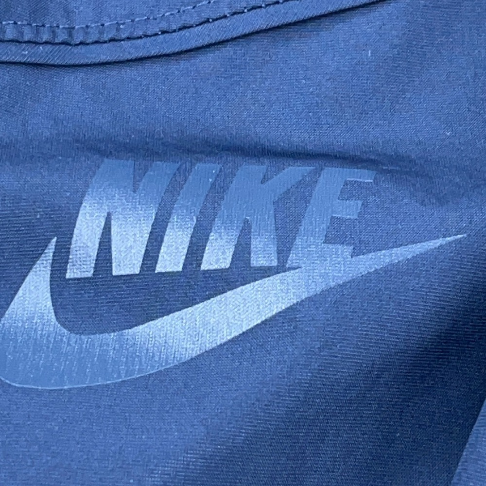 Vintage Nike Jacket Men XXL 2XL Blue Windbreaker Track Suit Navy Y2K Warm Up - Picture 3 of 10